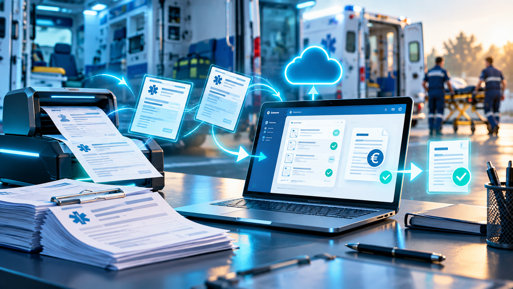 Facturation ambulance et VSL : ce que change un logiciel SEFi