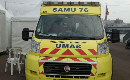 Ambulance du SAMU de Rouen, illustration d’un article sur l’urgence préhospitalière